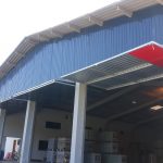 Fechamento metálico galpão